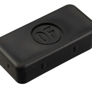 Plastic Cap 50 x 25 Rectangle Flat