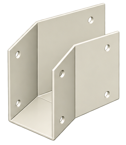 Pergola Purlin Bracket 135° 150x50 Off White