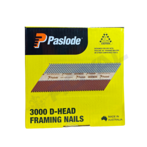 Paslode 75mm x 3.06mm Bright D Head Framing Nails 3000 Pack