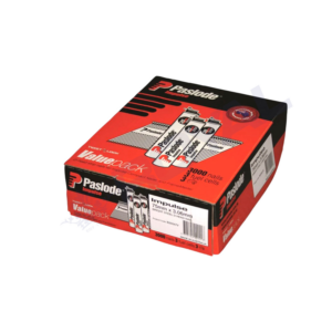 Paslode 75 x 3.06mm Bright D Head Impulse Nail - 3000 pack + 3 fuel cells