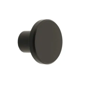 Prestige Round Post Knob Matte Black 30mm