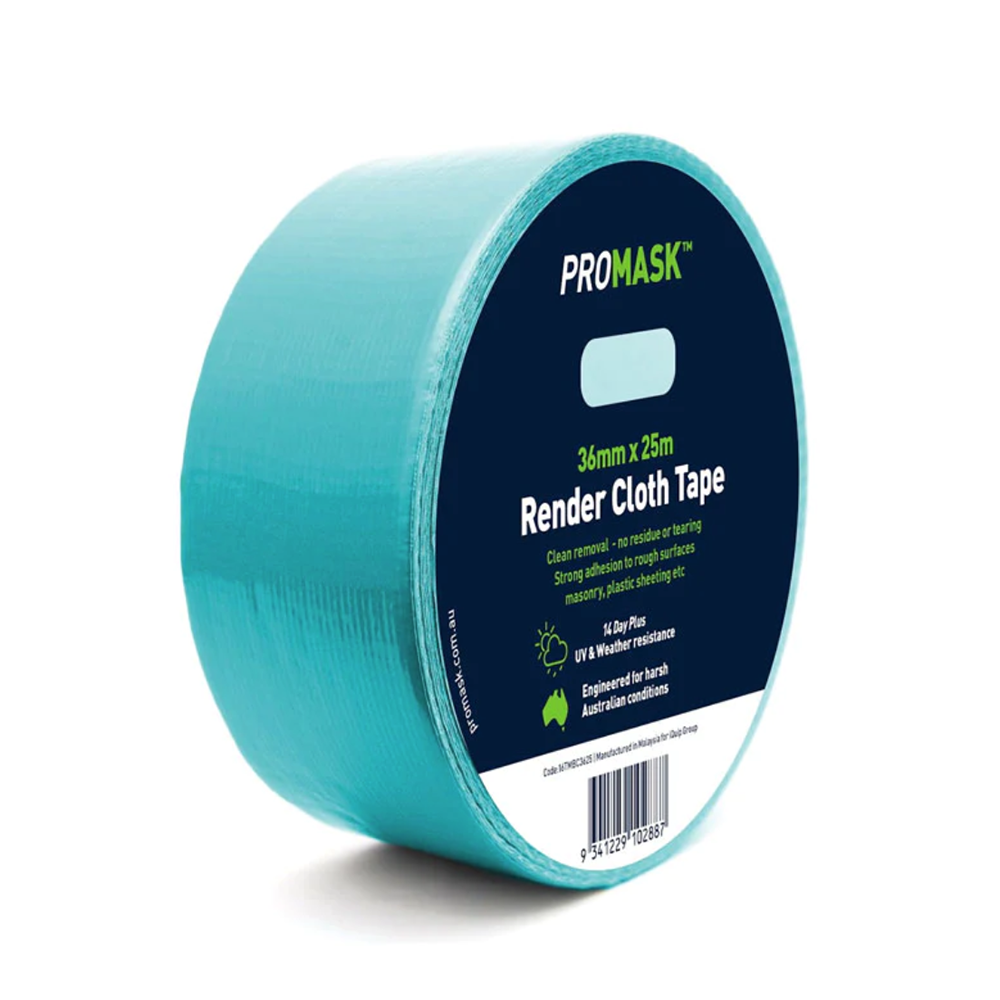 Promask Cloth Render Masking Tape – 25m - Size: 36mm