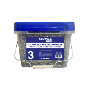 Royal Duplex Head Nails 3" 75 x 3.75mm - 15kg