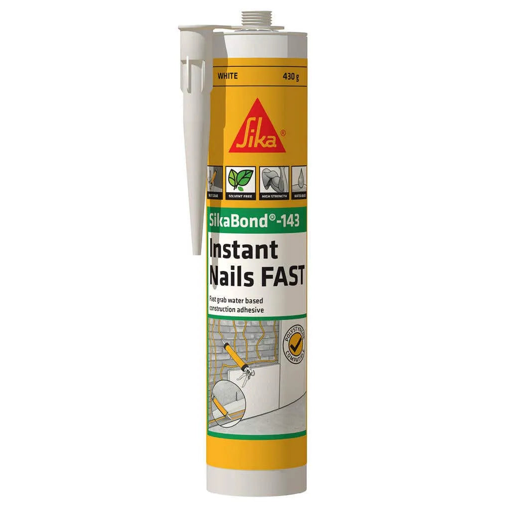 Sikabond Instant Nails Fast Ctg White 290mL 430g
