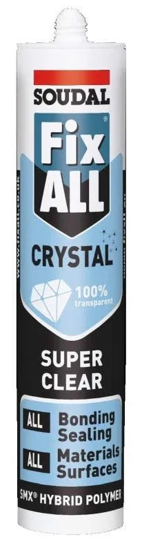 Soudal Fix All Sealant Crystal Clear 290mL