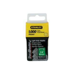 Stanley Crown Staples 6mm - 1000 per Pack