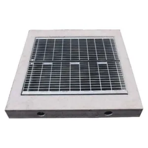 Civil Sump Grate Encased - Hinged Grate & Frame - 900mmx900mm / Class B