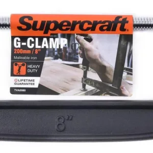 Supercraft Heavy Duty G-Clamp 200mm