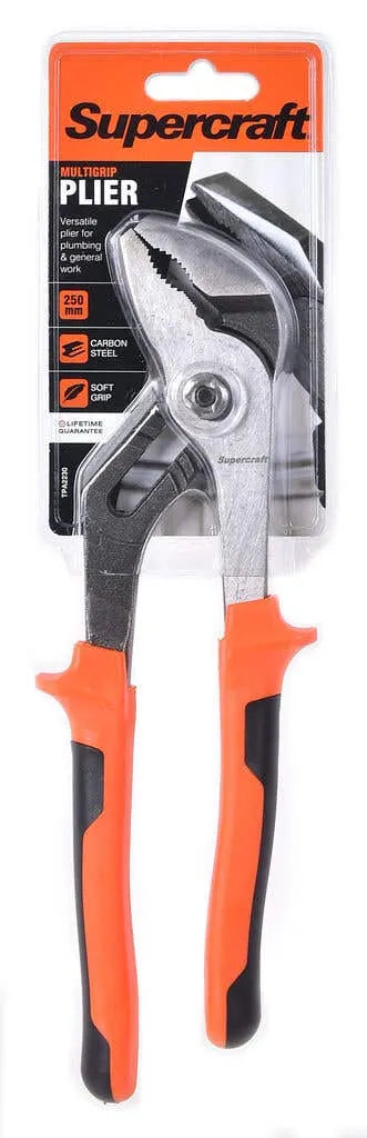 Supercraft Plier Multigrip Carbon Steel 250mm