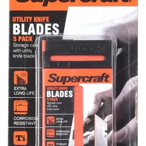 Supercraft Utility Knife Replacement Blades - 5 Pack