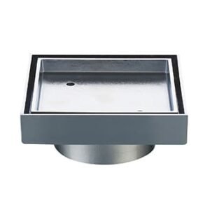 KC – Tile Insert Smart FW 115X115x75 – Slim Silver – BD076SLIM – 30/crt