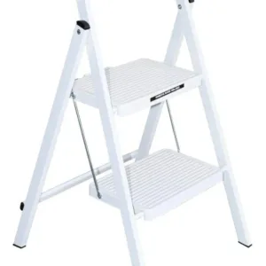 Werner Steel Step Ladder 100kg Domestic White