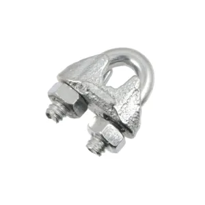 Zenith 3mm Galv Wire Rope Grips - 4 Pack