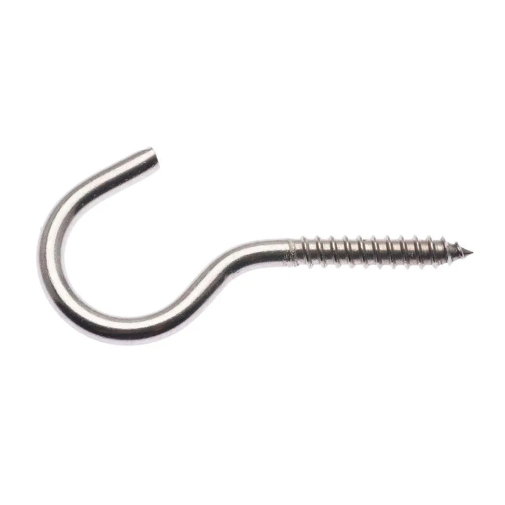 Zenith Ceiling Hook Stainless Steel 90 x 6mm (2 Pack) 2 Pack