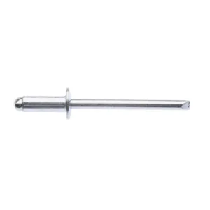 Zenith Rivet Open Steel 5/32"Dia - 1/4" Grip 100 Pack