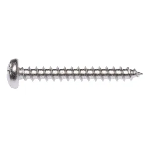 Zenith Self Tapping Screws Pan Head Stainless Steel 10G x 38mm 50 Pack