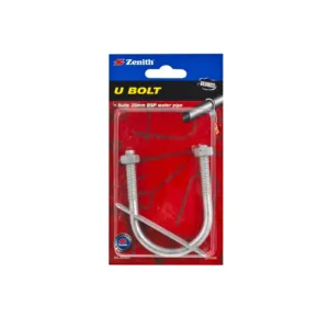 Zenith U Bolt Galvanised 38mm