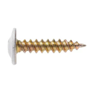 Zenith White Button Head Screw 8G x 20mm - 100 Pack