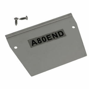 Aluminium Drain End Caps - 115mm wide x 80mm deep