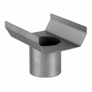 Aluminium Outlet for Drains - 85mm wide x 40mm deep (50mm Outlet)