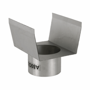 Aluminium Outlet for Drains - 115mm wide x 80mm deep (76mm Outlet)