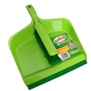 Large Green Dustpan Set