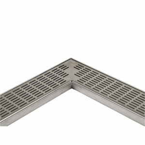 Corner / Right Angle Shower Drain - 900mm x 900mm / Centre Outlet