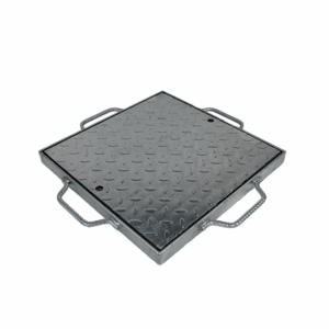 Covered Pit Grate and Frame - Galvanised Steel - 900mm x 900mm