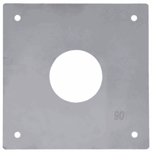 Custom Restriction Orifice Plates for Stormwater - Plate Size: 600mm x 600mm x 3mm / Hole Size: Custom Hole Size
