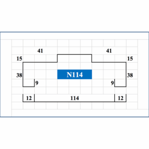 Double Door Frame (Non-Fire Rated) - N114 / 2065 x 1246 Double Door (To suit 2 x 2040 x 620 x 35mm doors)