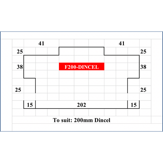 Fire Rated & Resistant Door Frame - F200-DINCEL / 2055 x 924 (To suit 2045 x 920 x 37 Fire Door) / Left Hand