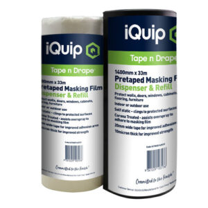 Iquip – Pretaped masking Film With Disp 2700mm x 17m Envo Tape – 16TMSDE270017
