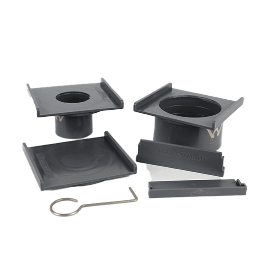 Plastic Strip & Channel Drain Accessories Kit - 100mm wide x 28mm deep