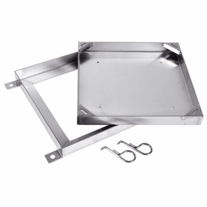BudaPave™ Tile Insert Pit Cover - Stainless Steel - 300mm x 300mm