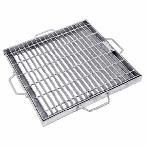 Traditional Stormwater Pit Grate - Galvanised Steel - 900mm x 600mm / Heavy Duty (Class C)