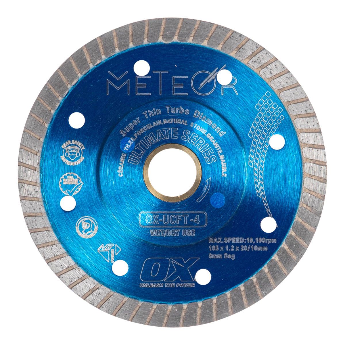 OX Ultimate 4 Inch Fine Turbo Diamond Blade (Meteor)